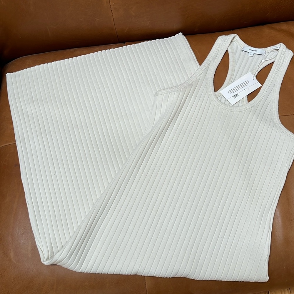 NWT VINCE Rib Knit Raceback Body-Con Dress VINCE - size XS
